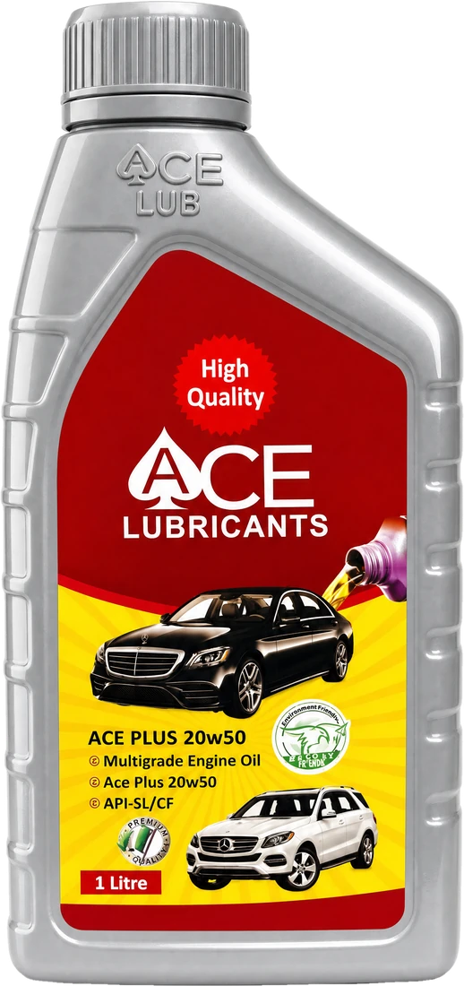 Ace Plus 20W-50, 1 litre bottle