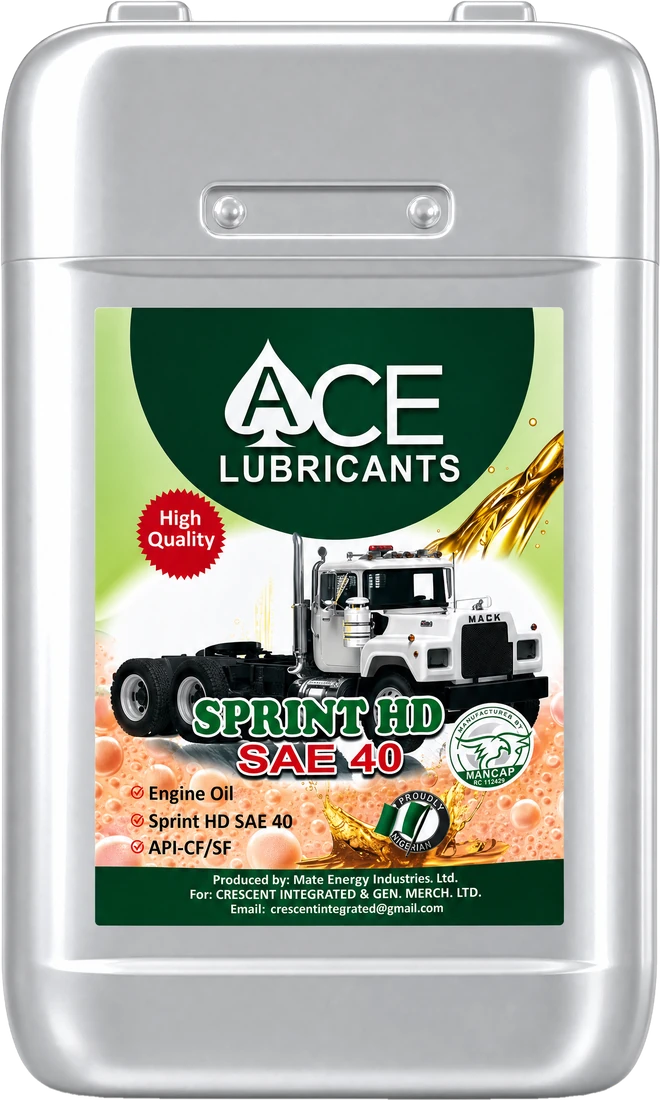 Ace Sprint HD SAE 40, 25 litre keg
