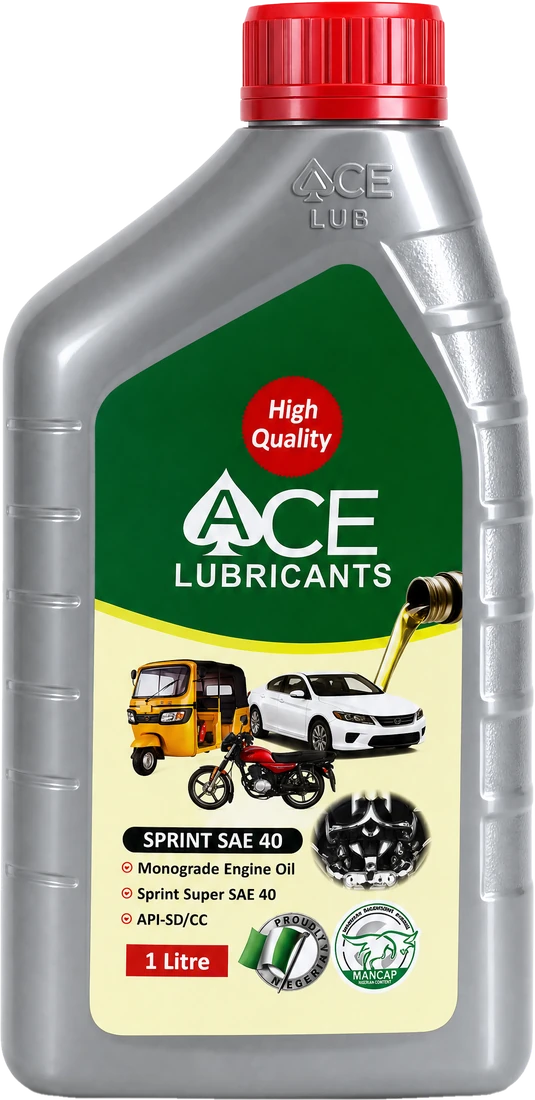 Ace Sprint SAE 40, 1 litre bottle