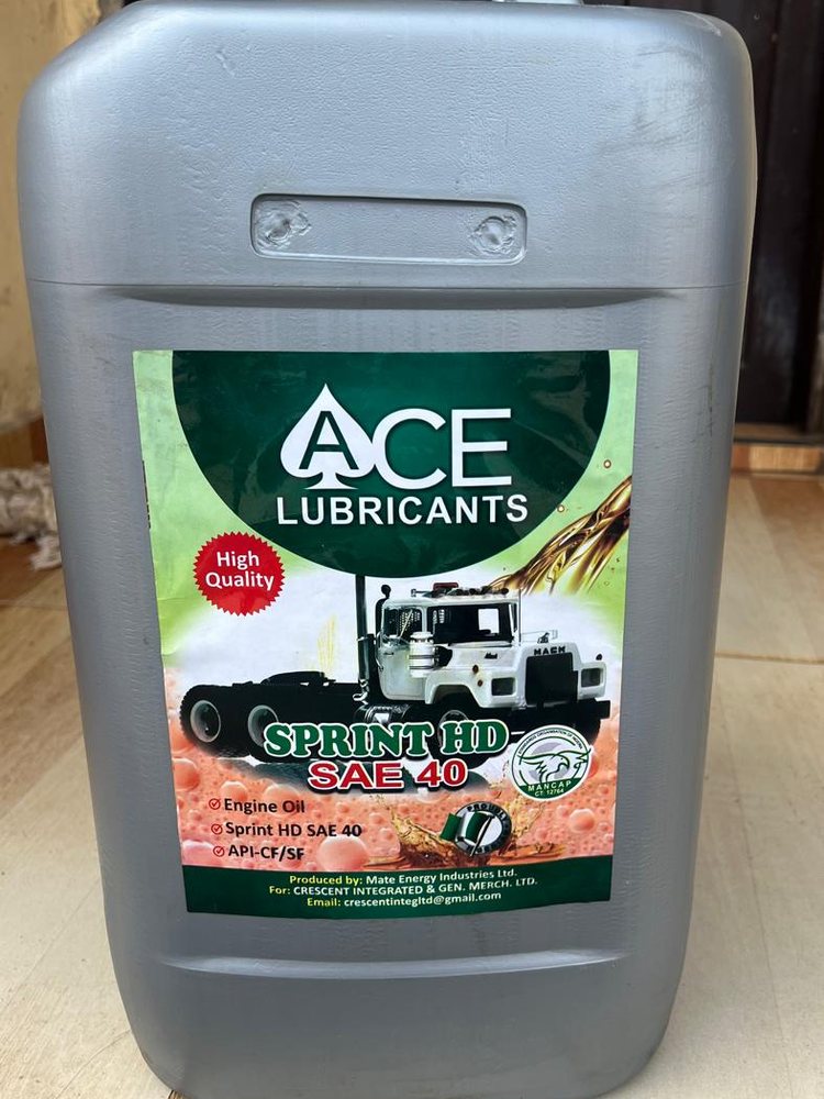 Ace Sprint HD SAE 40, 25 litre keg