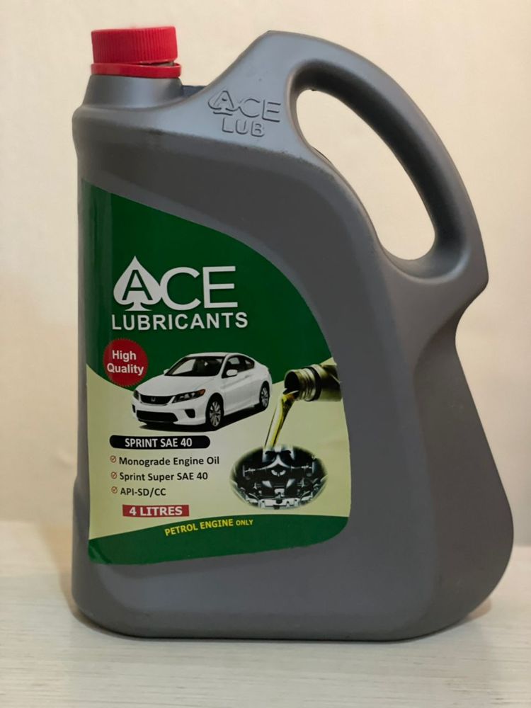 Ace Sprint SAE 40, 4 litre pack, front